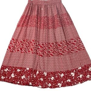 Stonebridge Red/White Skirt Vintage Size 2X